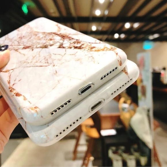 NEW iPhone X/XS/7/8/Plus Granite Stone Marble Case - Picture 6 of 7
